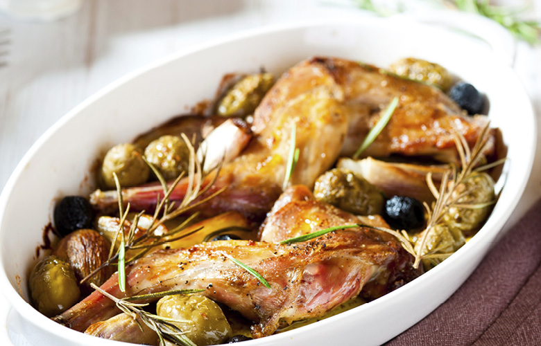 Coniglio alla ligure