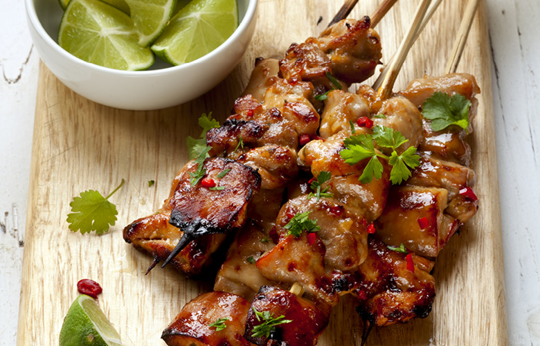 Spiedini di pollo<br/>e tacchino