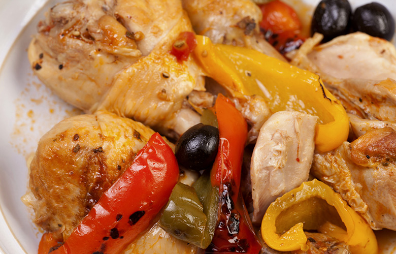 Pollo alla cacciatora<br/>già cotto