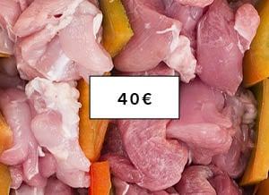 Pacco 40 - pollo, tacchino, coniglio a Piscina(Torino)